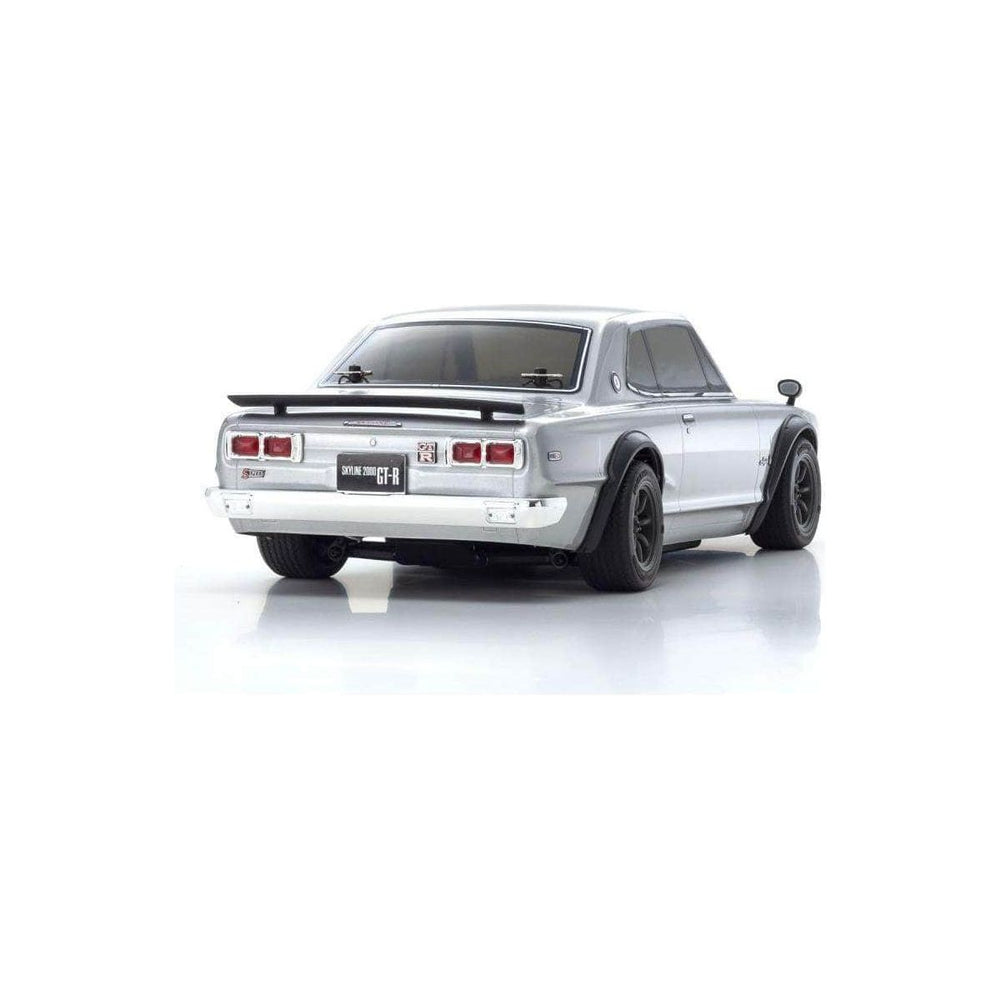 KYO34425T1, Kyosho Fazer Mk2 FZ02 Nissan Skyline 2000 GT-R KPGC10 ReadySet (Silver) w/Syncro KT-231P+ - RTR