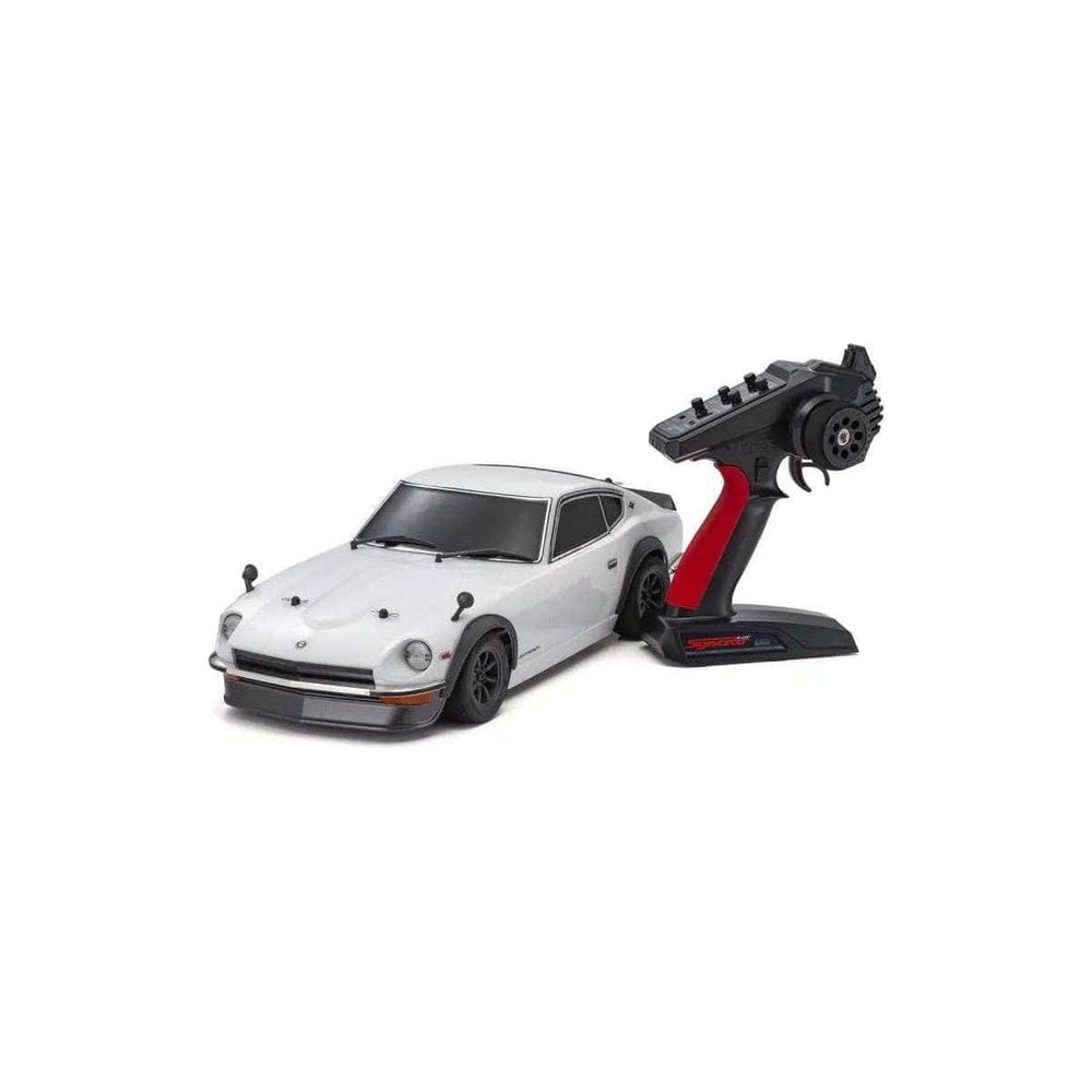 KYO34427T1, Kyosho Fazer Mk2 FZ02 1971 Datsun 240Z Tuned Version ReadySet (White) - RTR