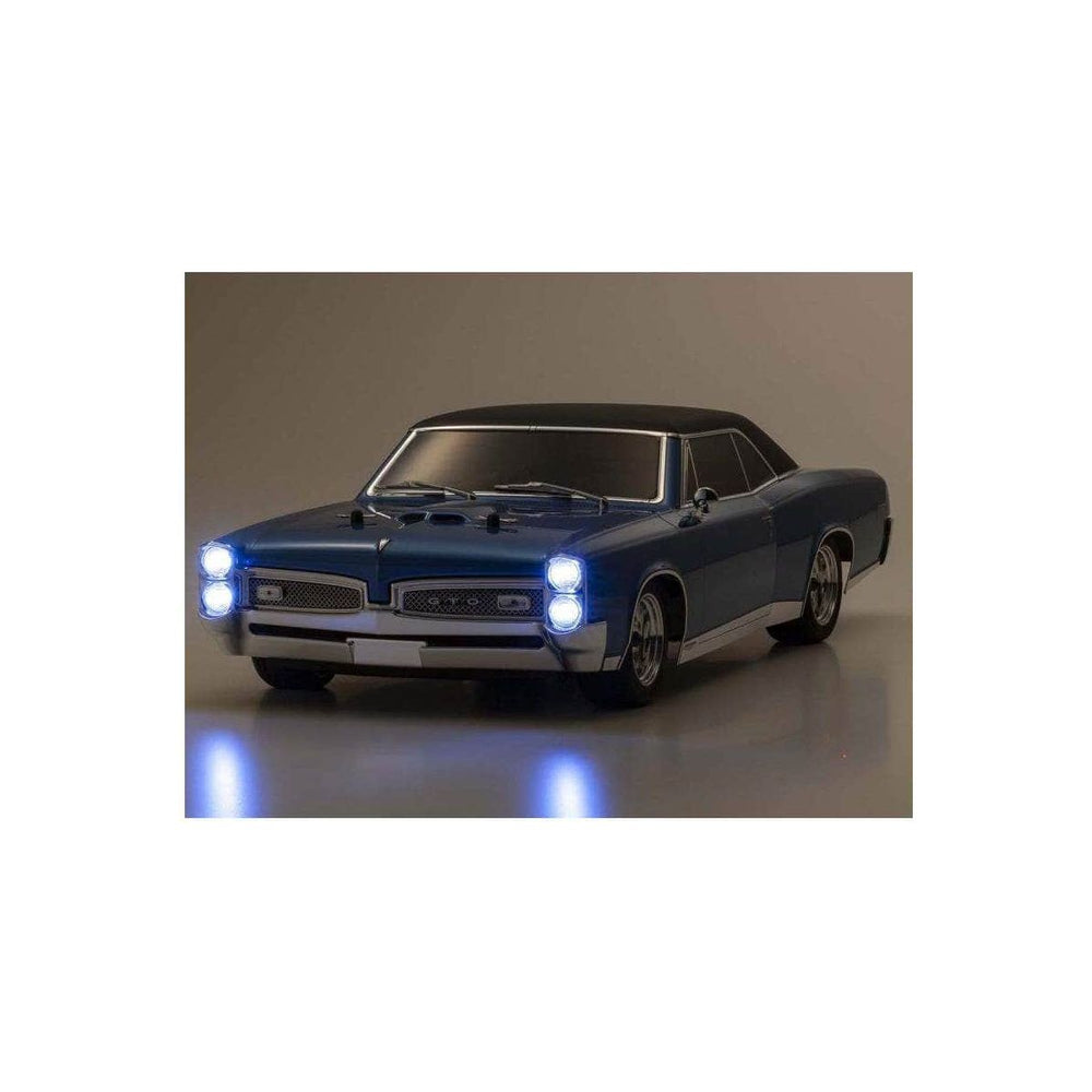 KYO34431T2, Kyosho EP Fazer Mk2 FZ02L 1967 Pontiac GTO ReadySet (Tyrol Blue) w/Syncro KT-231P+ - RTR