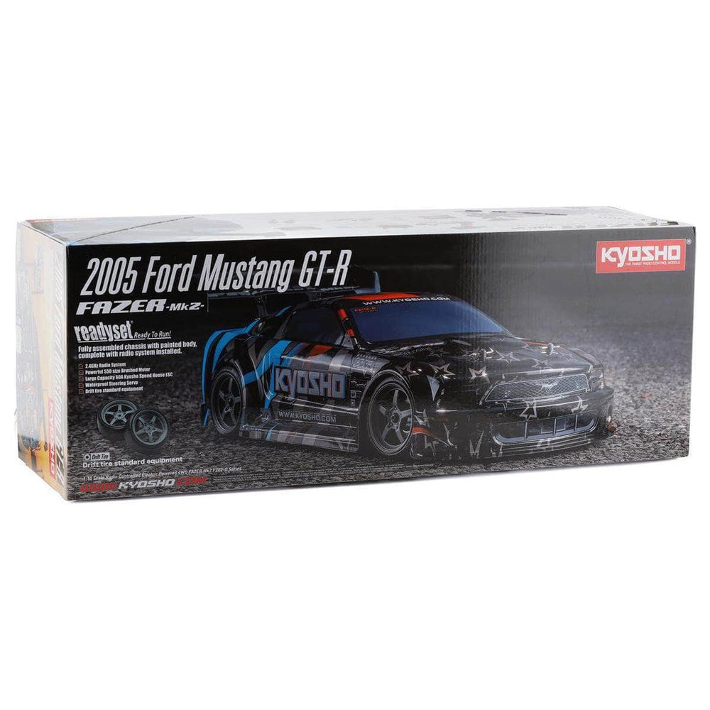 KYO34472T1, Kyosho Fazer Mk2 FZ02 2005 Ford Mustang GT-R Drift ReadySet - RTR