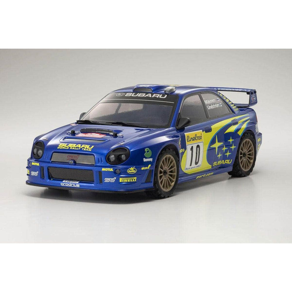 KYO34481T1, Kyosho Fazer Mk2 FZ02 2002 Subaru Impreza STI WRC 1/10 Electric RTR w/Syncro KT-231P+ 2.4GHz Radio