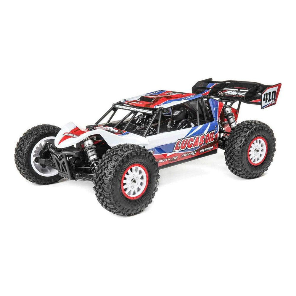 LOS03027V2, Losi TENACITY DB Pro 1/10 RTR 4WD Brushless Desert Buggy (Fox Racing) w/DX3 Radio, Smart ESC & AVC