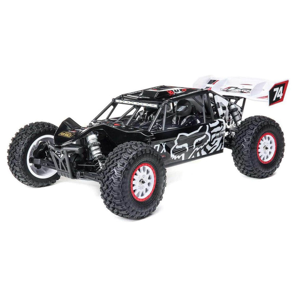 LOS03027V2, Losi TENACITY DB Pro 1/10 RTR 4WD Brushless Desert Buggy (Fox Racing) w/DX3 Radio, Smart ESC & AVC