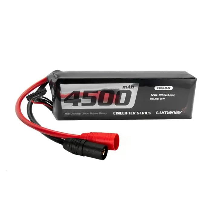 Lumenier 4500mAh 6S 120c CineLifter LiPo Battery - AS150