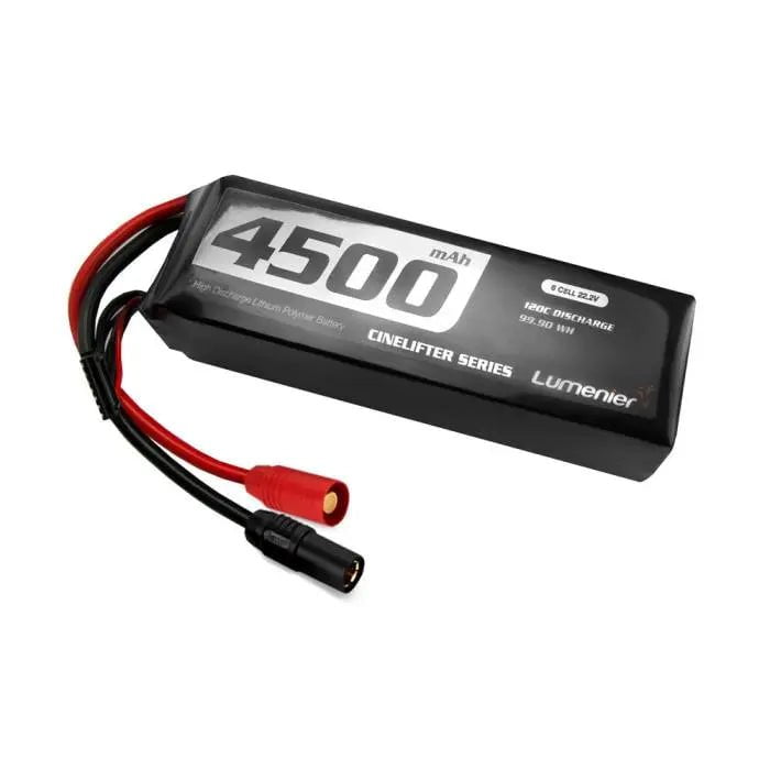 Lumenier 4500mAh 6S 120c CineLifter LiPo Battery - AS150