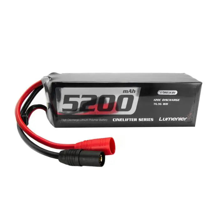 Lumenier 5200mAh 4S 120c CineLifter LiPo Battery - AS150