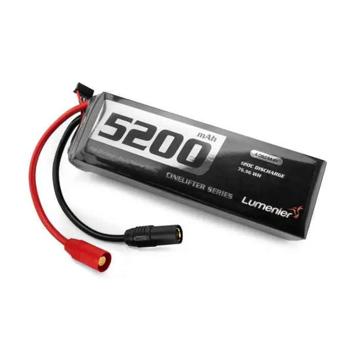 Lumenier 5200mAh 4S 120c CineLifter LiPo Battery - AS150