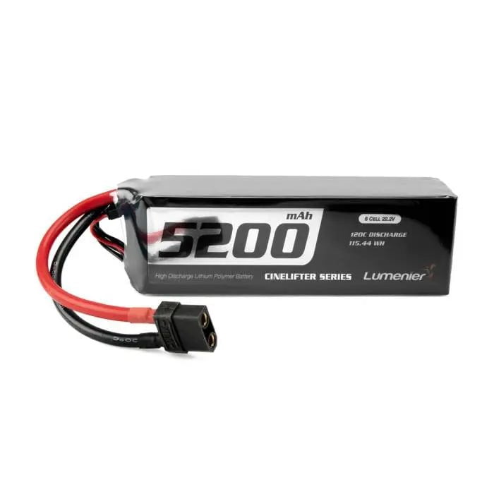 LUMENIER Battery Lumenier 5200mAh 6S 120c CineLifter LiPo Battery - XT90