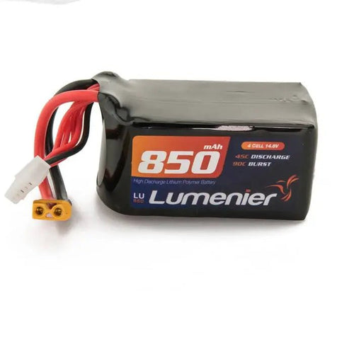 LUMENIER Battery Lumenier 850mAh 4s 45c Lipo Battery (XT-30)