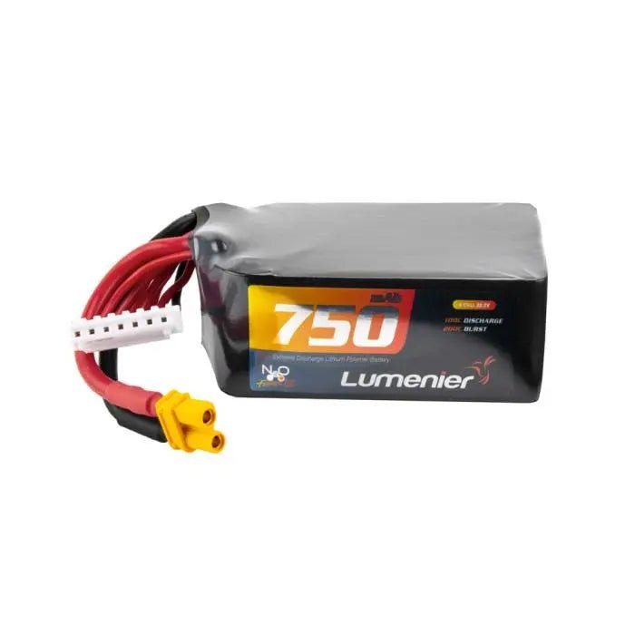 LUMENIER Battery Lumenier N2O Feather-Lite 750mAh 6S 100c LiPo Battery - XT-30