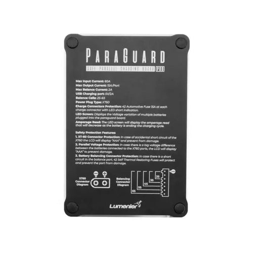 LUMENIER Charger ACC Lumenier ParaGuard PRO - Safe Parallel Charging Board (XT-60 - 6 Port)