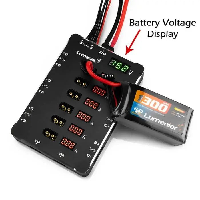 LUMENIER Charger ACC Lumenier ParaGuard PRO - Safe Parallel Charging Board (XT-60 - 6 Port)