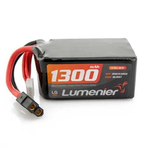 LUMENIER Battery Lumenier Silicon Graphene 1300mAh 6s 95c Lipo Battery