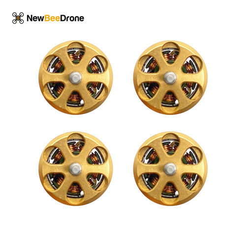 NewBeeDrone NewBeeDrone-Archive NewBeeDrone 0802 18000kv Brushless Motors - Unibell Gold Edition (Set of 4)