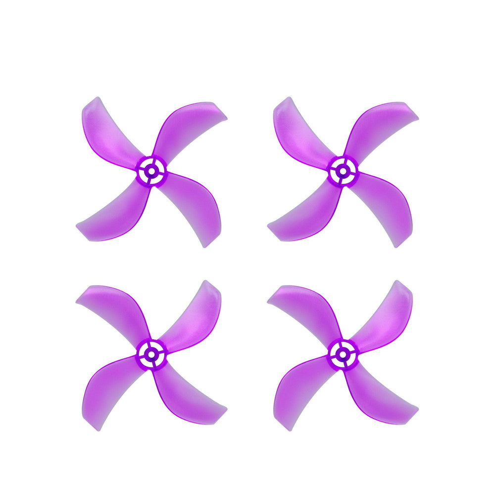 NewBeeDrone Drone Propellers Pink NewBeeDrone Azi (Quad Blade) Micro Propellers 31mm -0.8mm Shaft(Set of 4)