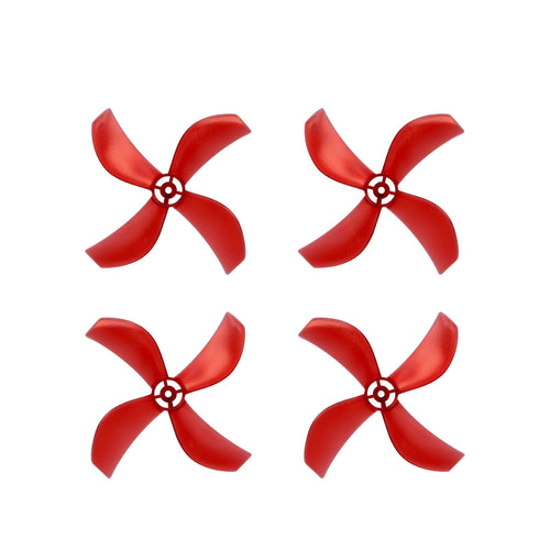 NewBeeDrone Drone Propellers Ruby NewBeeDrone Azi (Quad Blade) Micro Propellers 31mm -0.8mm Shaft(Set of 4)