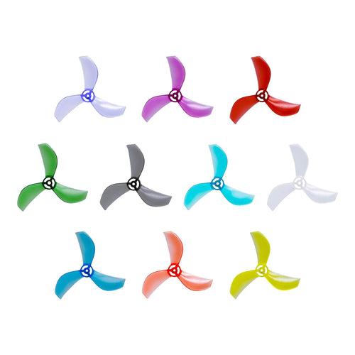 NewBeeDrone Drone Propellers NewBeeDrone Azi (Tri Blade) Micro Propellers 31mm - 1.0mm Shaft (Set of 4)