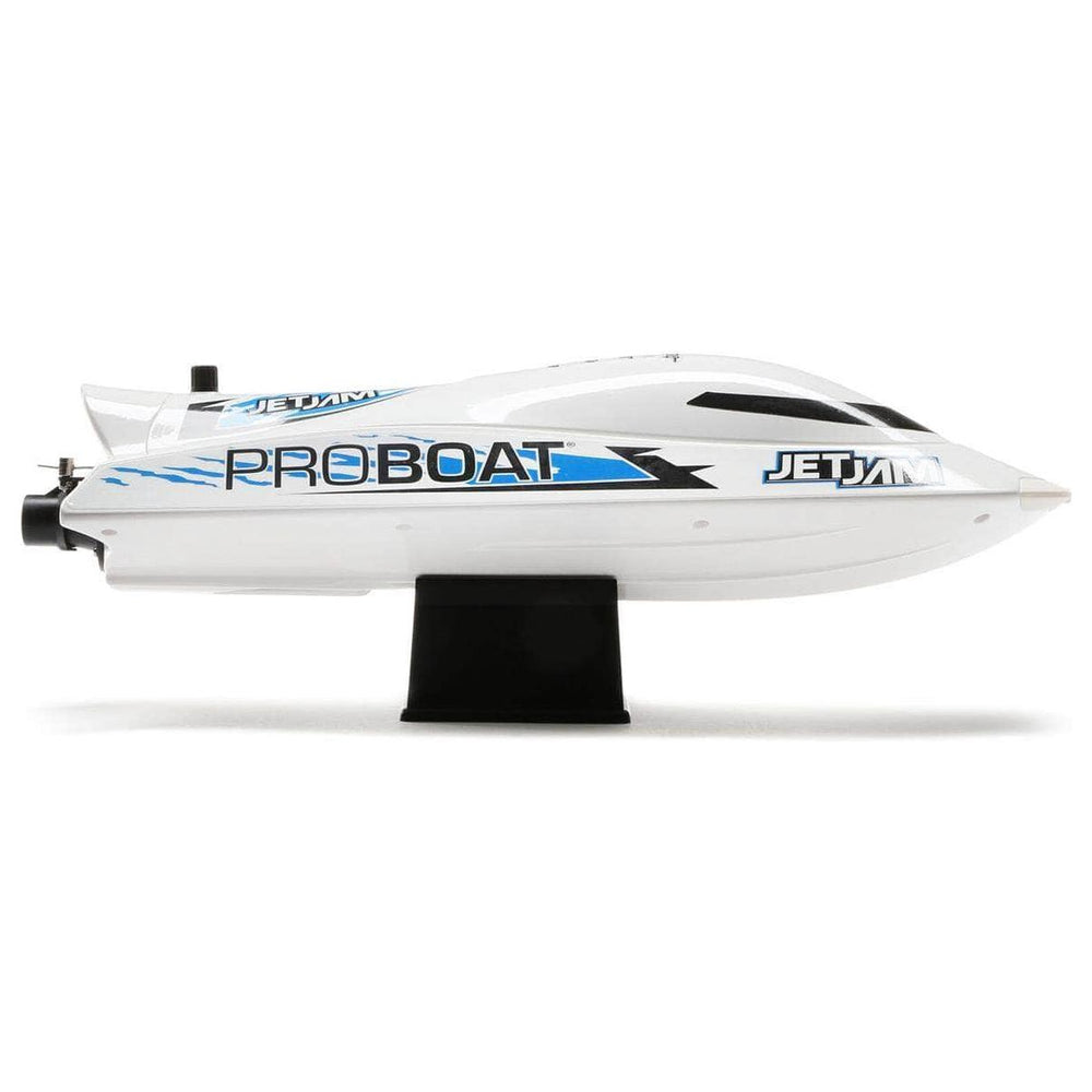 PRB08031V2T2, Pro Boat Jet Jam V2 12" Self-Righting Brushed RTR Pool Race Boat (White) w/2.4GHz Radio, Battery & Charger