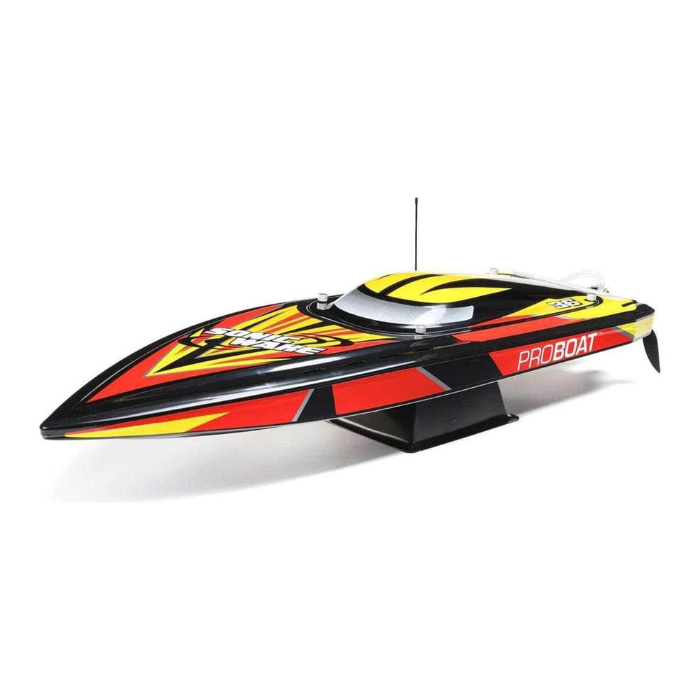 PRB08032V2T1, Pro Boat Sonicwake 36" Self-Righting RTR Deep-V Brushless Boat (Black) w/Spektrum SLT3 2.4GHz Radio