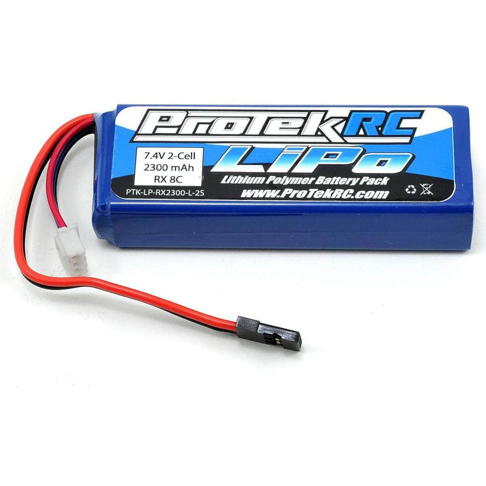 PTK-5196, ProTek RC LiPo Receiver Battery Pack (7.4V/2300mAh) (Mugen/AE/8ight-X)