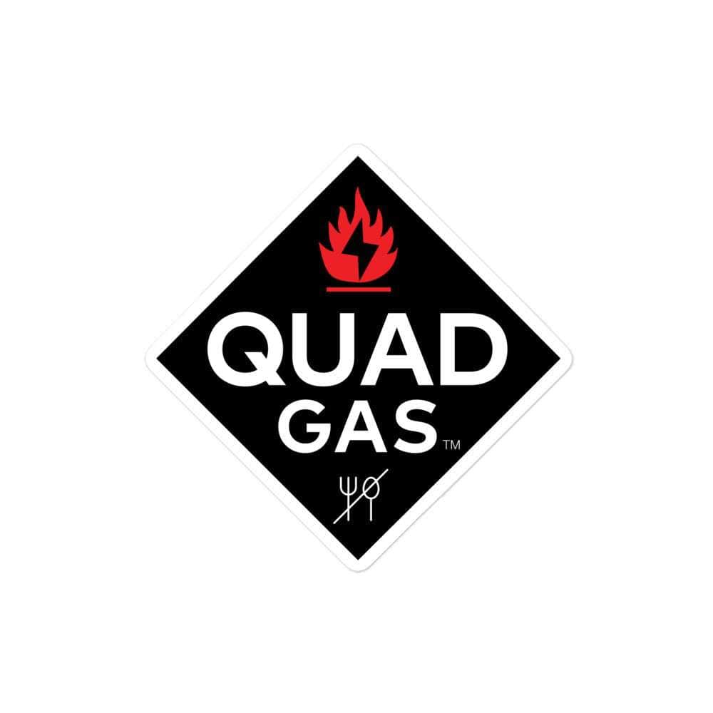 Quad Gas Logo Sticker (Print on Demand) - Choose 3"/4"/5.5"