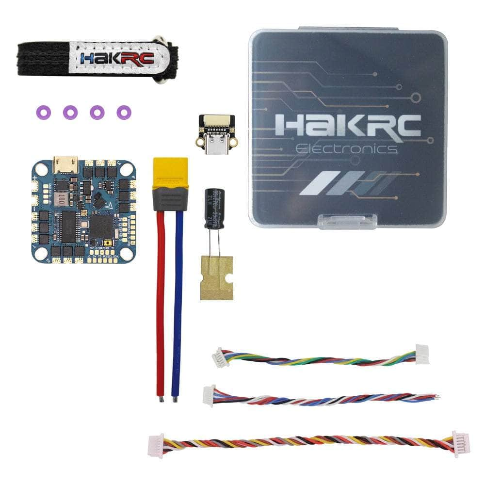 HakRC F4126 F411 2-5S AIO Whoop/Toothpick Flight Controller (w/ 20A 8Bit 4in1 ESC)