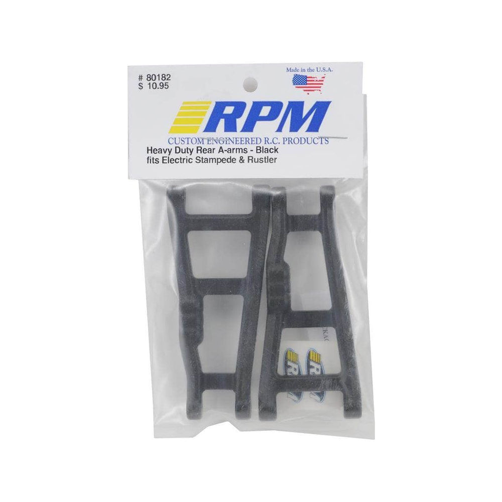 RPM80182, RPM Traxxas Rustler/Stampede Rear A-Arms (Black) (2)