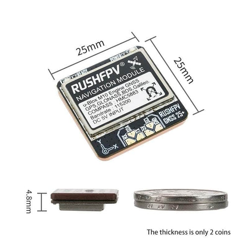 RUSHFPV GPS RUSHFPV GNSS Pro GPS w/ Compass