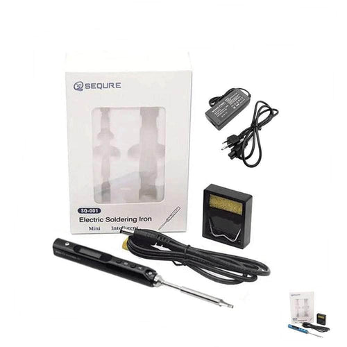 SEQURE Tools SEQURE Mini SQ-001 65W Digital OLED Soldering Iron w/ 19V Power Supply - TS-B2