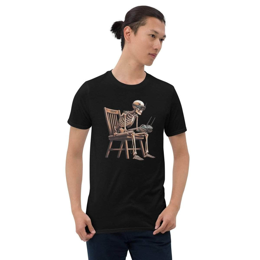 Skeleton FPV Unisex Graphic Tee by WREKD Co. - Choose Size