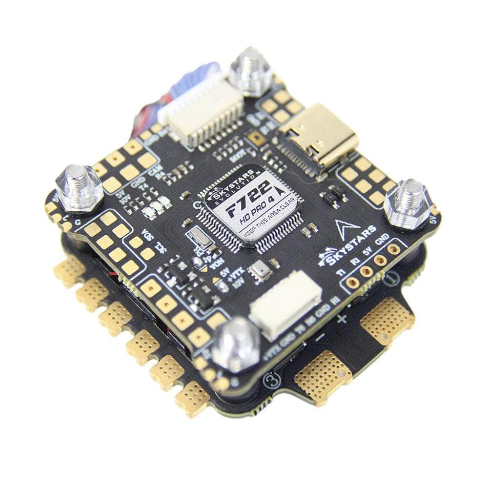 SKYSTARSRC Stack SkyStarsRC Fly Stack F7 HD Pro4 3-6S 30x30 Stack/Combo (F722 FC / KM65 F4 128K 32Bit 65A 4in1 ESC) - MPU6000