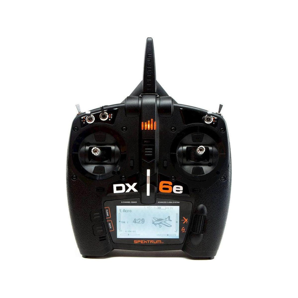 SPMR6655, Spektrum RC DX6e 6 Channel Full Range DSMX Transmitter (Transmitter Only)