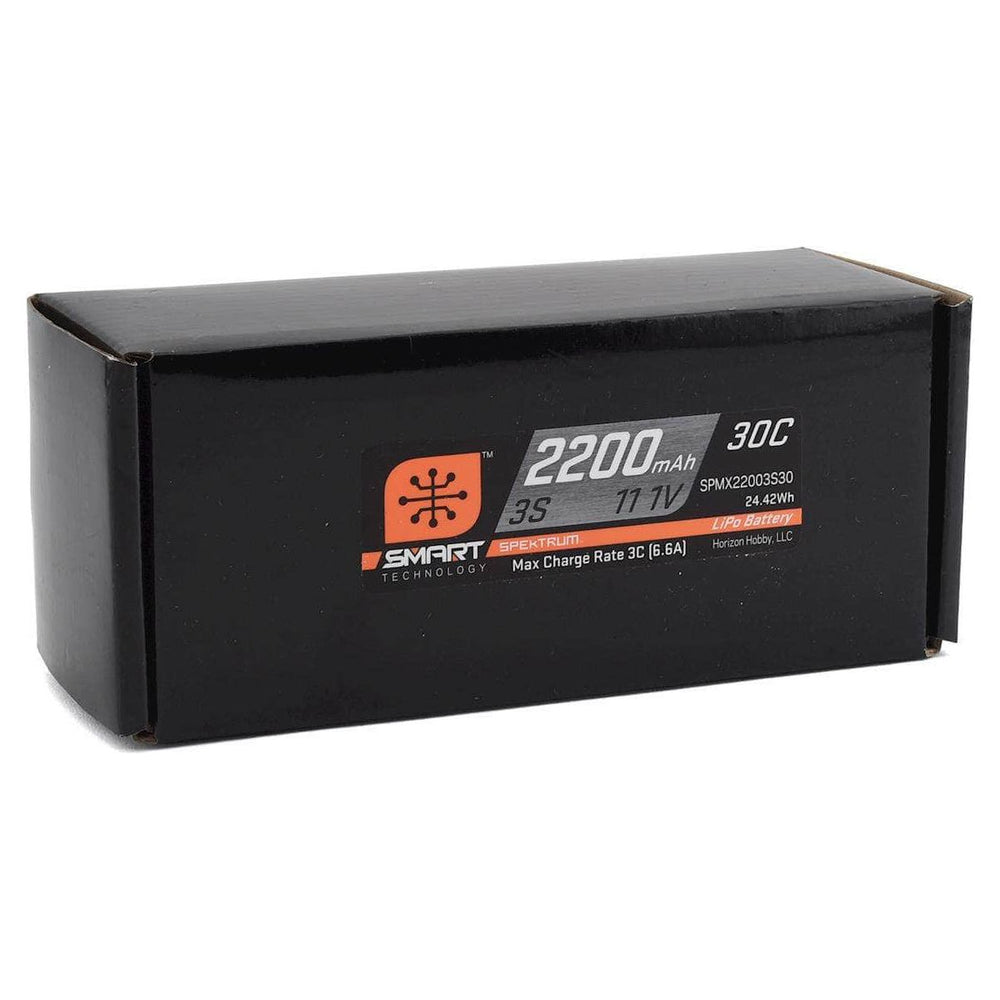 SPMX22003S30, Spektrum RC 3S Smart LiPo 30C Battery Pack w/IC3 Connector (11.1V/2200mAh)