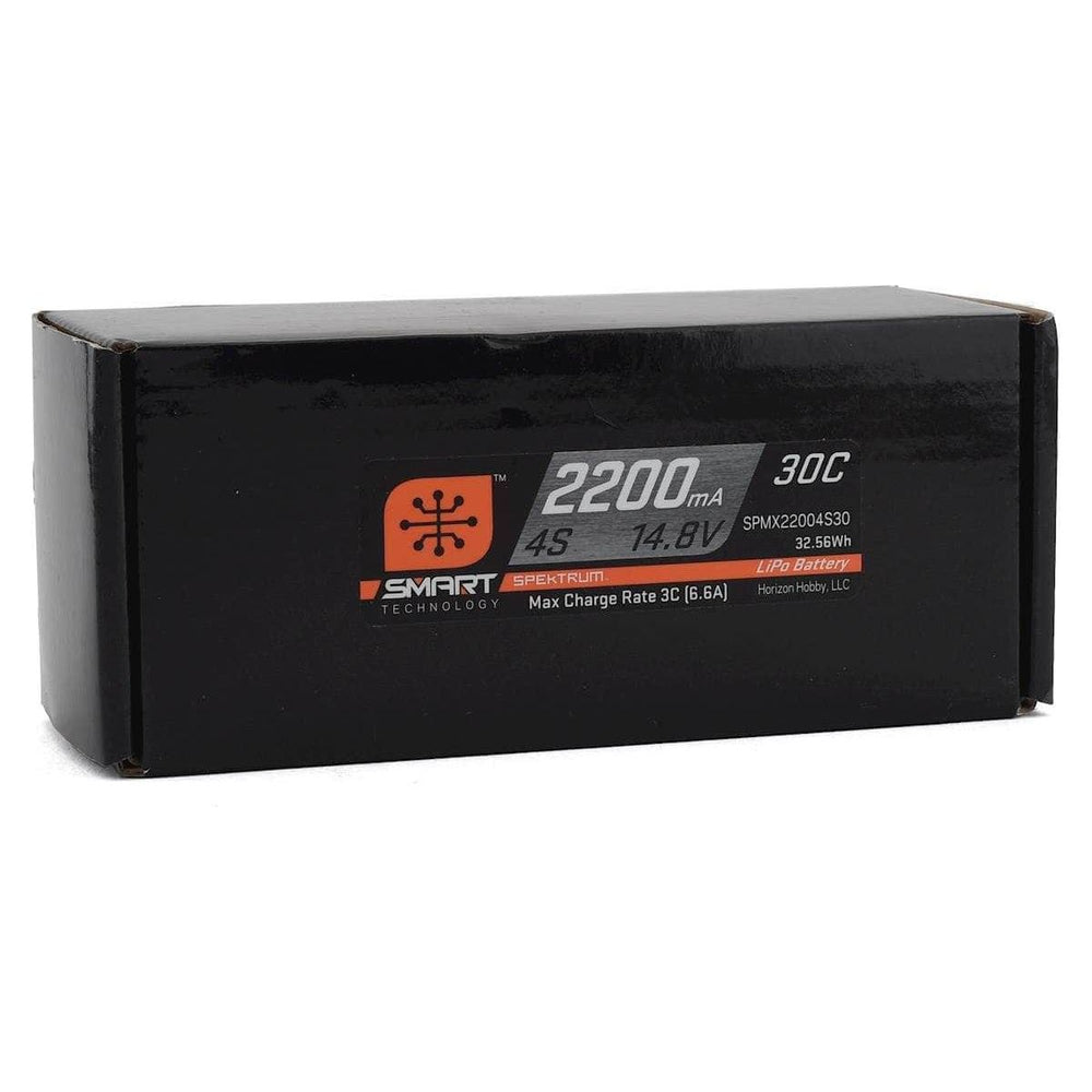 SPMX22004S30, Spektrum RC 4S Smart LiPo 30C Battery Pack w/IC3 Connector (14.8V/2200mAh)