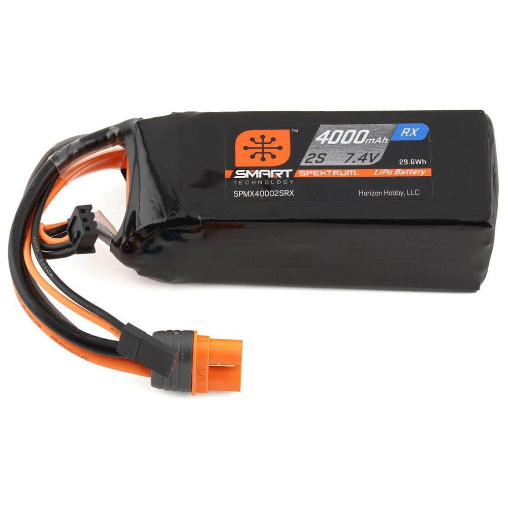 SPMX40002SRX, Spektrum RC Losi DBXL 2.0 2S Smart LiPo Battery Pack (7.4V/4000mAh) w/IC3 Connector