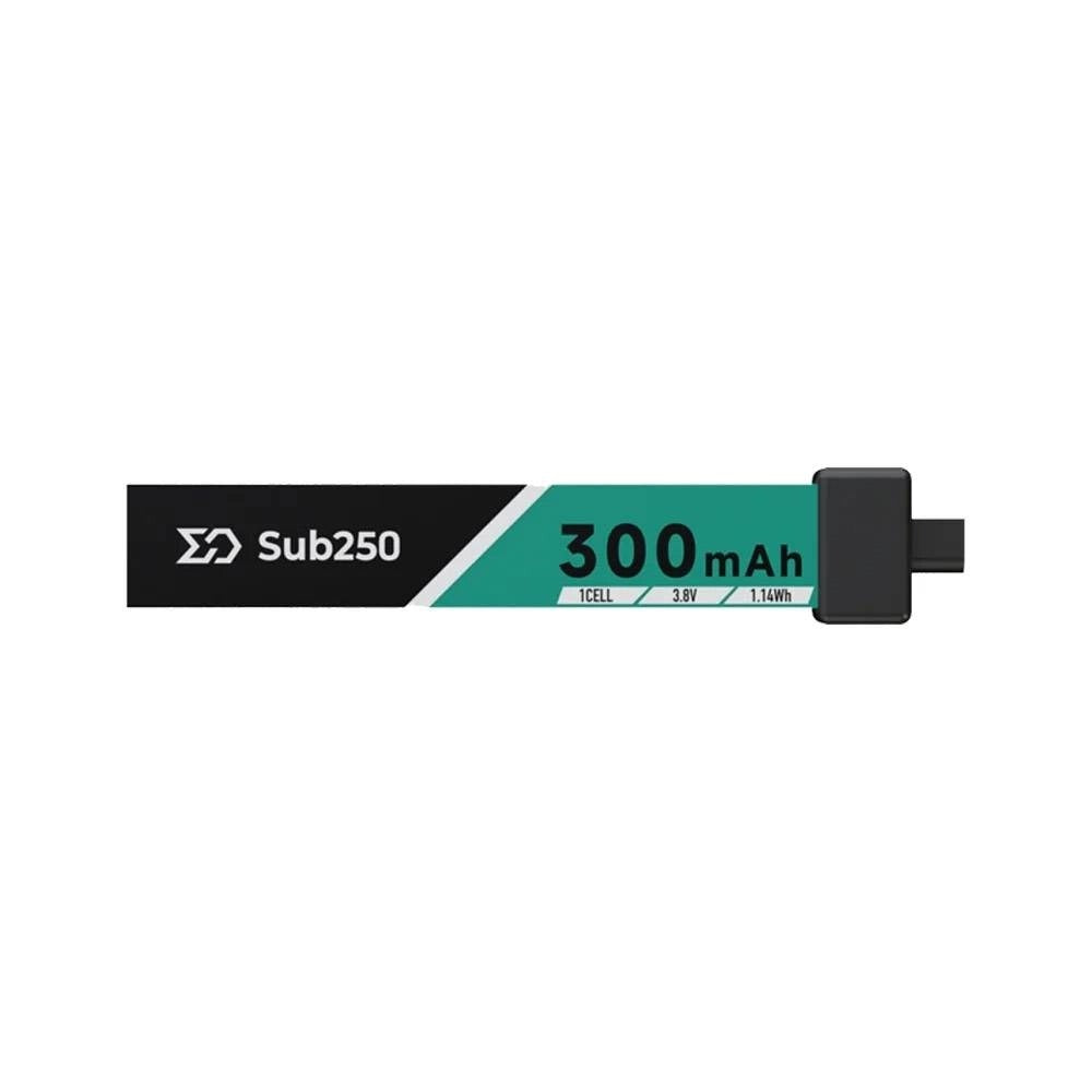 Sub250 1S 300mAh 75C Micro Battery 5PK - A30