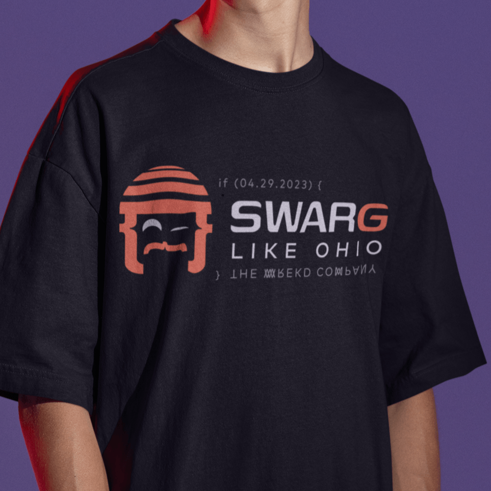 WREKD "SWARG LIKE OHIO" Parody Goggle Dooms Day Men's Classic Tee