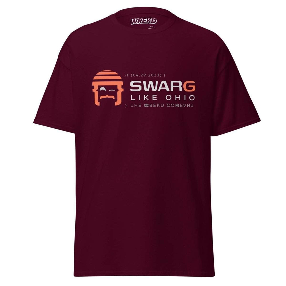 WREKD "SWARG LIKE OHIO" Parody Goggle Dooms Day Men's Classic Tee