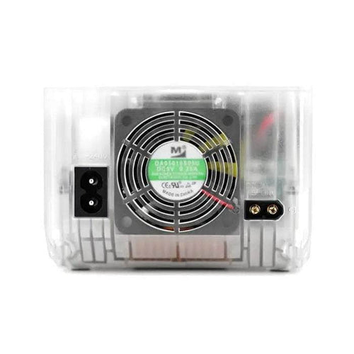 TBS Charger Ethix D6 Pro AC200W/DC650W 15A Dual Channel AC/DC Smart Charger w/ Wireless Cellphone Charging - Transparent