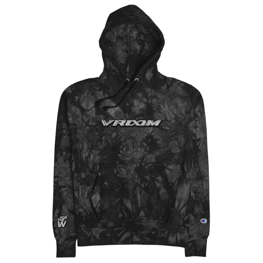 VROOM x For The Dub Embroidered Unisex Champion Tie-Dye hoodie