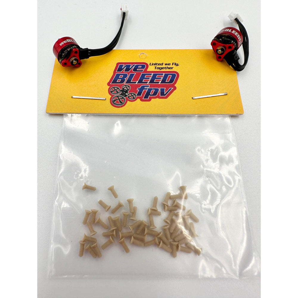 PEEK Micro Flat Head Whoop Motor Screws