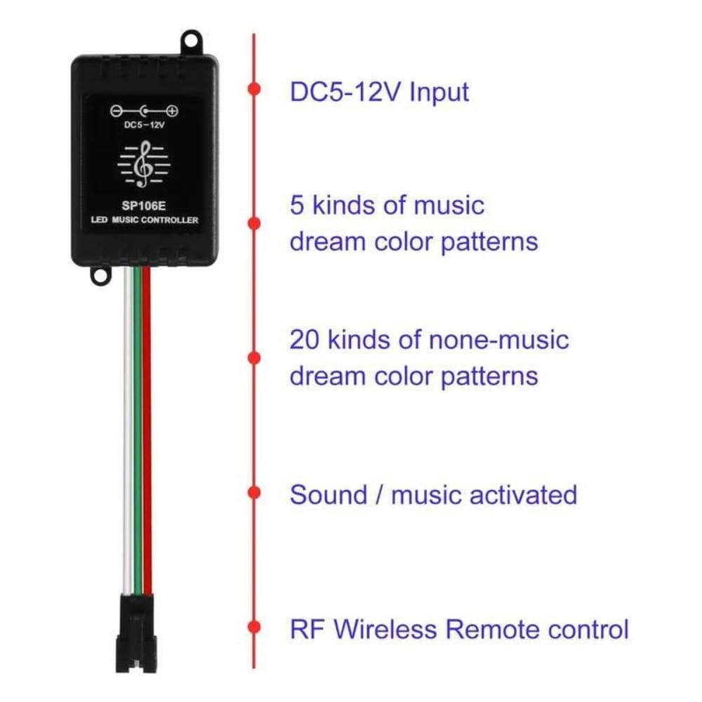 weBLEEDfpv GATES & ACCESSIORES DIY - weBLEEDfpv SP106E LED Sound Controller