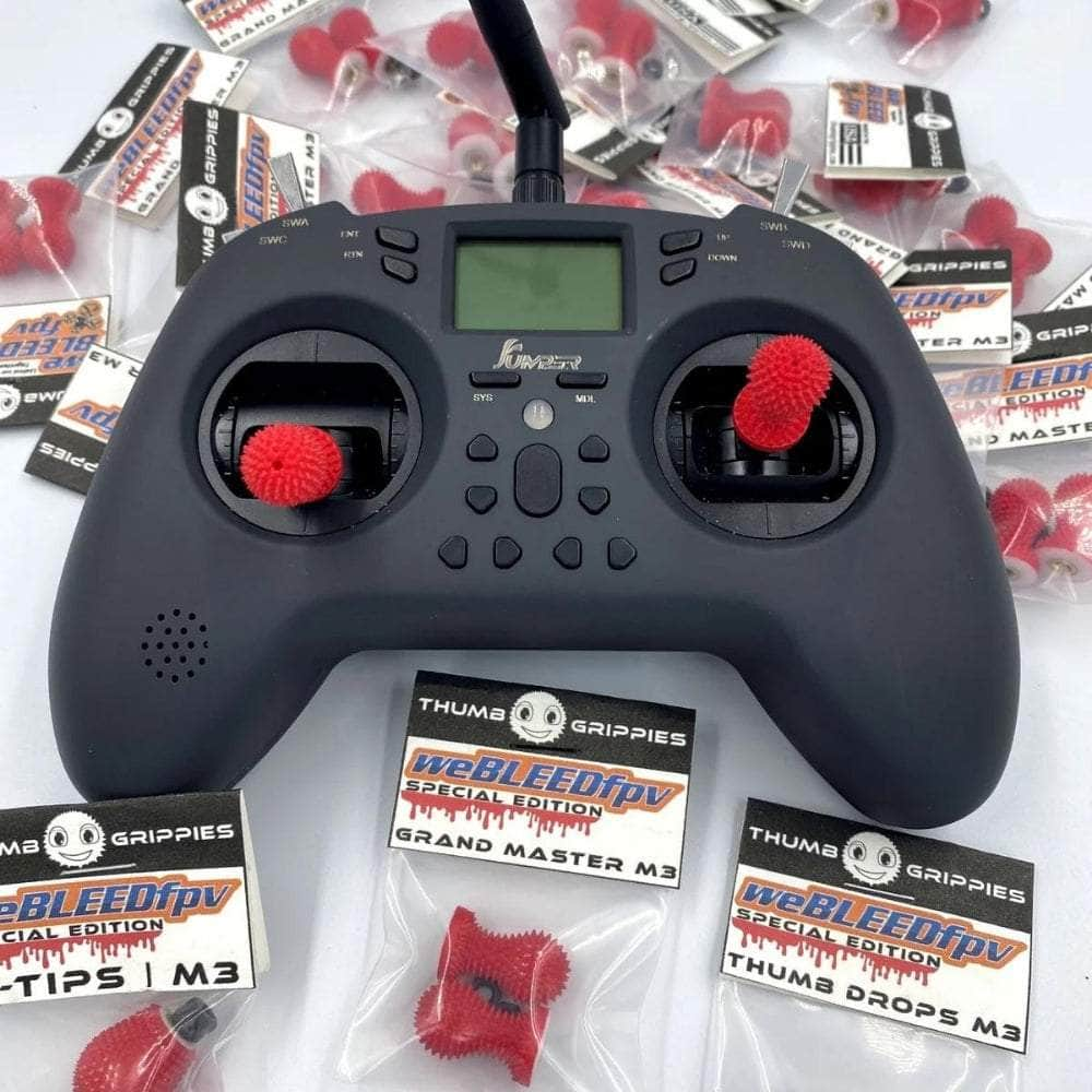 weBLEEDfpv RADIO TRANSMITTERS Thumb Grippies weBLEEDfpv Special Edition