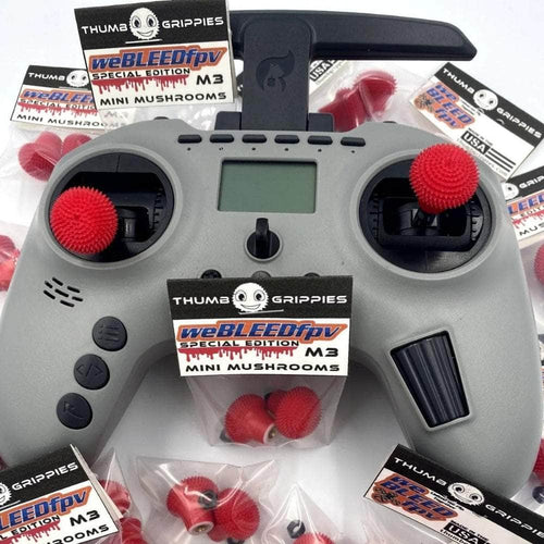 weBLEEDfpv RADIO TRANSMITTERS Thumb Grippies weBLEEDfpv Special Edition