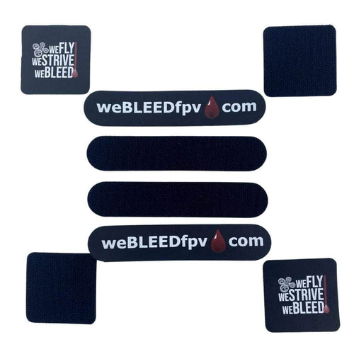 weBLEEDfpv GATES & ACCESSIORES VELCRO & NYLON KIT FOR BOTH ULTIMATE LED PACKAGES