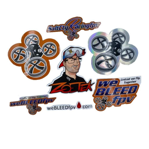 weBLEEDfpv MERCHANDISE weBLEEDfpv Ultimate Sticker Set 27 FPV SLAPS