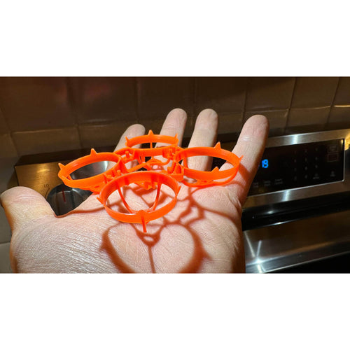 weBLEEDfpv FRAMES ORANGE weBLEEDfpv x Fractal Engineering The Crown FPV 65mm Whoop Frame