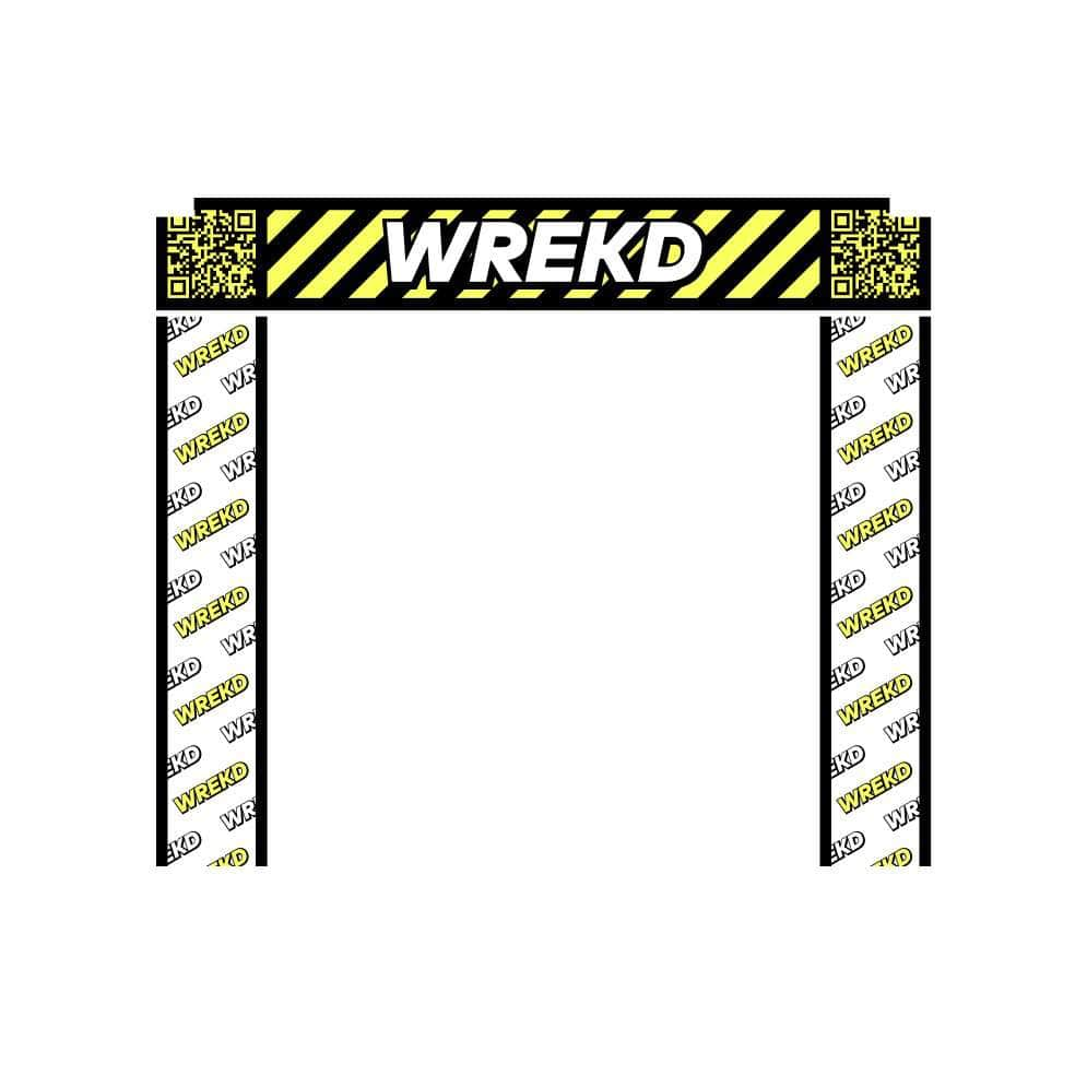 WREKD 5' x 5' Racing Gate Fabric (No poles)