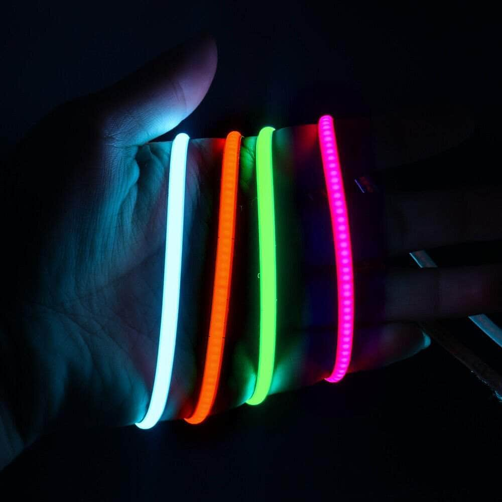 WREKD 24V COB LED 4mm Wide Flexible Strip w/ 480LEDs/M - 39" Strip - Choose Color