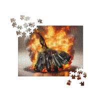 WREKD Co. Home Decor 252 pieces 6S LiPo Battery Fire Jigsaw Puzzle by WREKD Co. - Choose Size